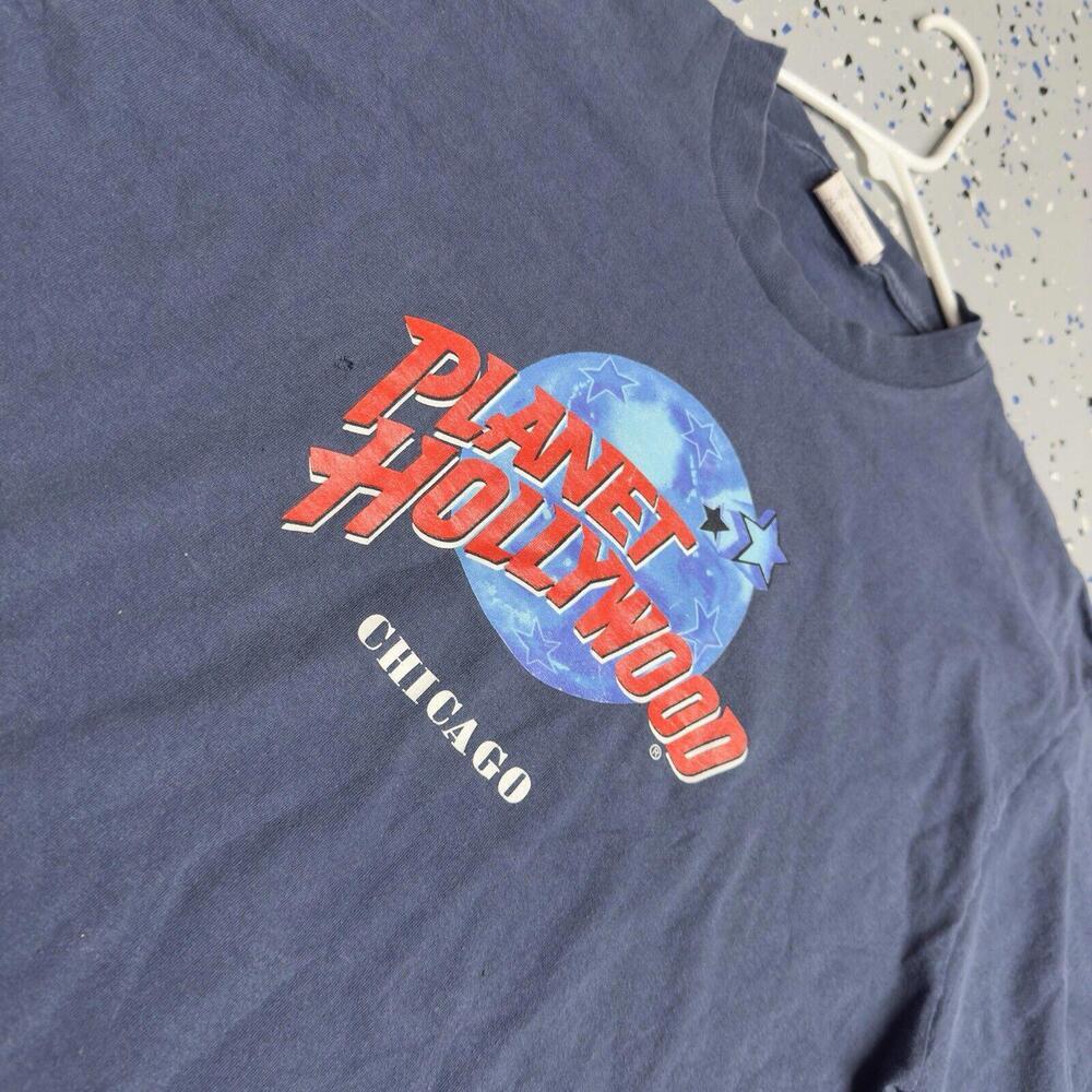 Vintage 90s Planet Hollywood Honolulu Shirt Faded 1991 - Picture 3 of 5